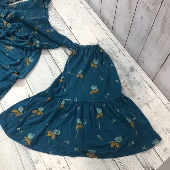 Free People Lana Off the Shoulder Smock Bodice Tunic Top Small - Picture 9 of 9